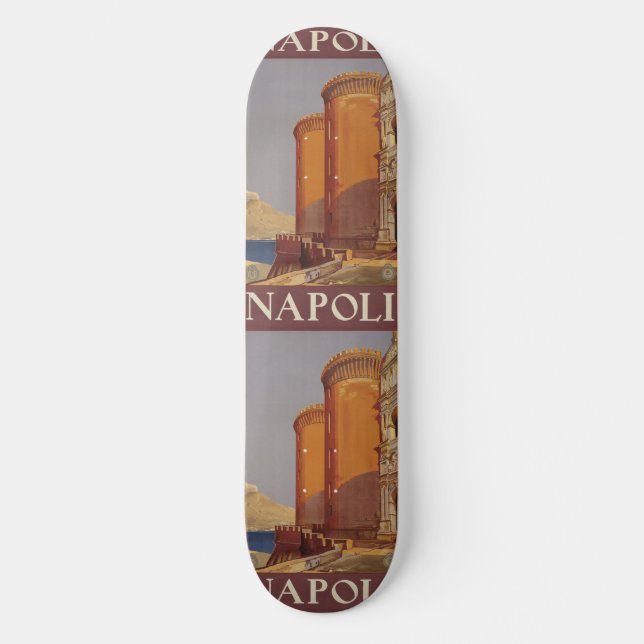 Skate Viagens vintage Napoli Nápoles (Frente)