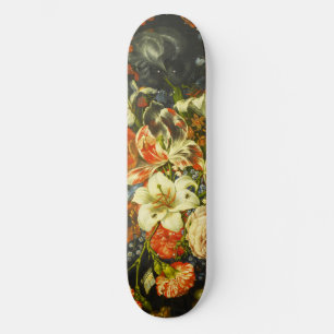 Skate Vida Estática com Flores e Frutas
