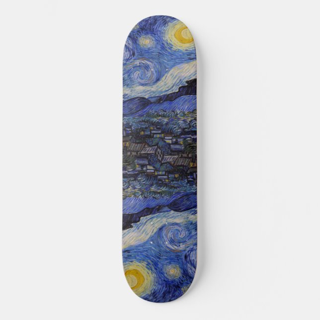 Skate Vincent Van Gogh - A noite estrelada (Frente)