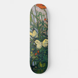 Skate Vincent van Gogh - Borboletas e Papoulas