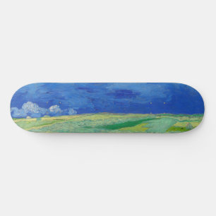 Skate Vincent van Gogh - Campos de trigo sob nuvens de t