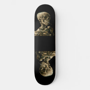 Skate Vincent van Gogh - Crânio com cigarro queimado