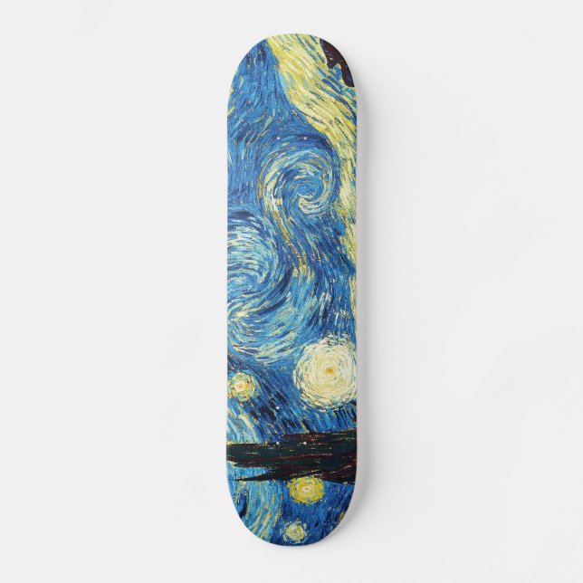 Skate Vincent van Gogh - noite estrelado (Frente)