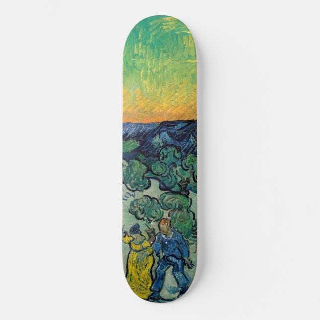 Skate Vincent van Gogh - Paisagem lunática com Casal (Frente)