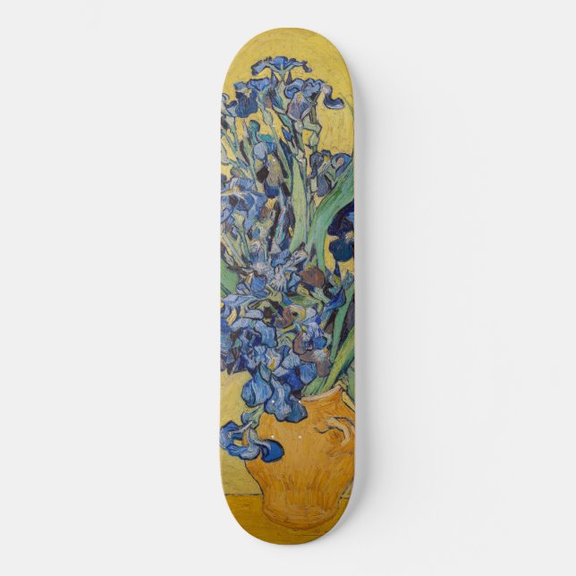 Skate Vincent van Gogh - Vase com irlandeses (Frente)