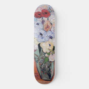 Skate Vincent van Gogh - Vase com Rosas e Anêmonas