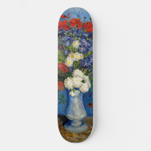 Skate Vincent van Gogh - Vaso com Centáureas e Papoulas