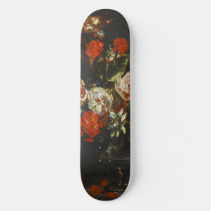 Skate Vintage Ainda Life with Flowers