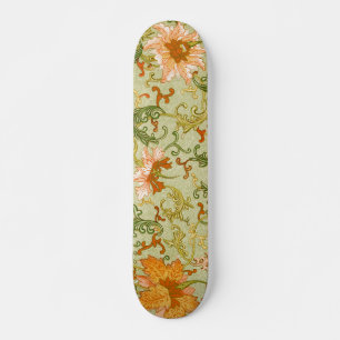 Skate Vintage Chinese Ornament Jones Flowers