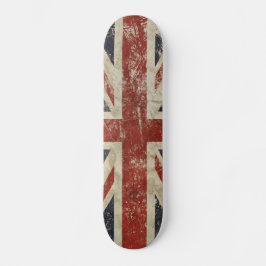 skate - Vintage Faded Union Jack Flag