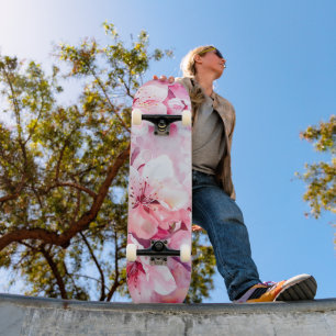 Skate Vintage Flor Petal Rosa Suave