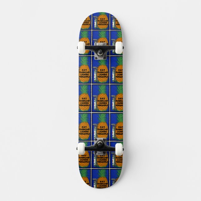 Skate Vintage Hawaiian Pineapple (Frente)