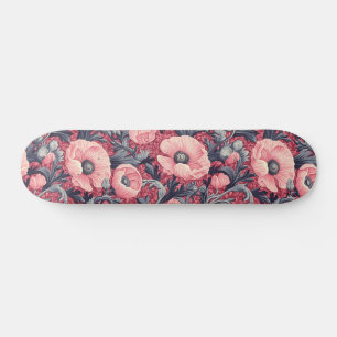 Skate Vintage Pink Poppies Floral