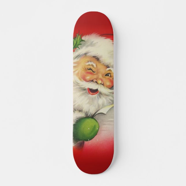 Skate Vintage Santa Claus Natal (Frente)