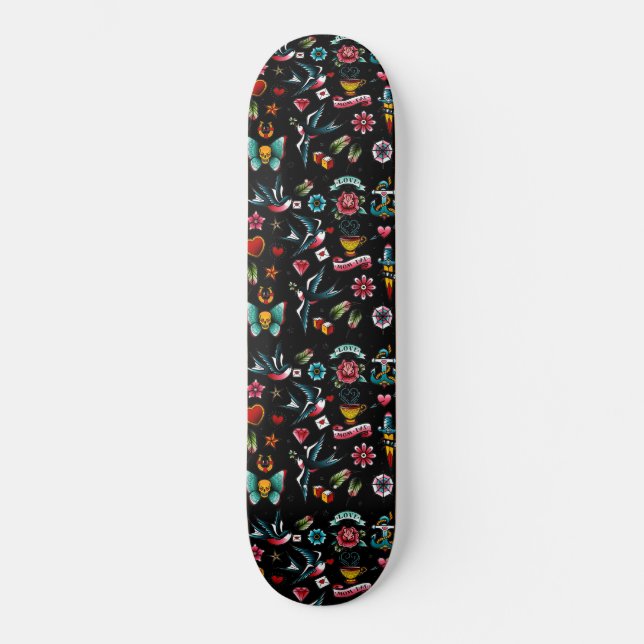 Skate Vintage Tattoo Patternboard (Frente)