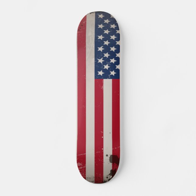 Skate Vintage USA Flag (Frente)