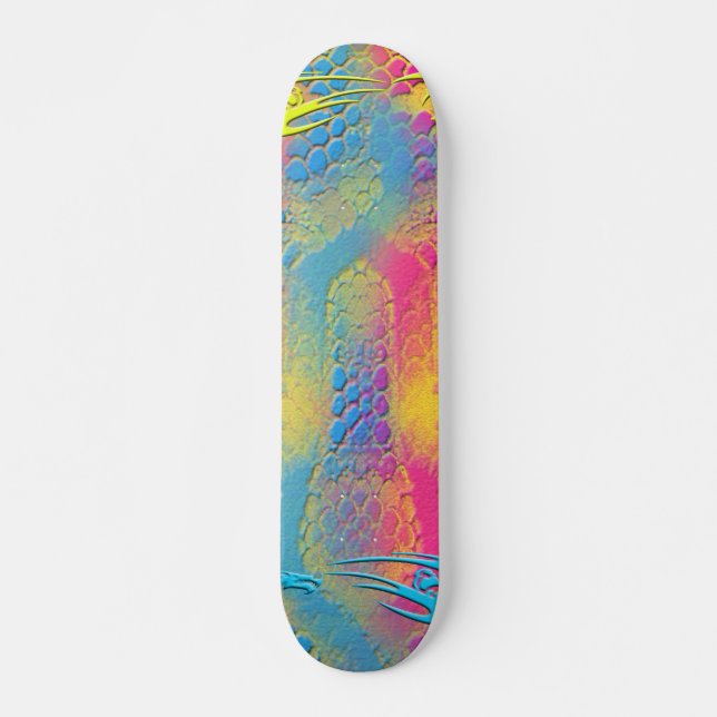 Skate VIOLET LACE - Digital - Arte Fractal - (Frente)