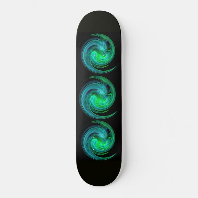 Skate VORTEX LUMINOSO, azul preto (Frente)