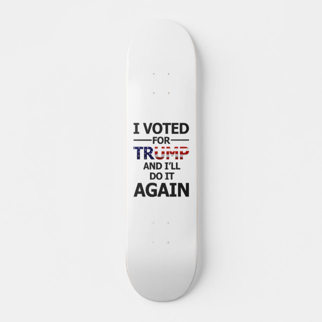 Skate Vou votar em Trump (Frente)