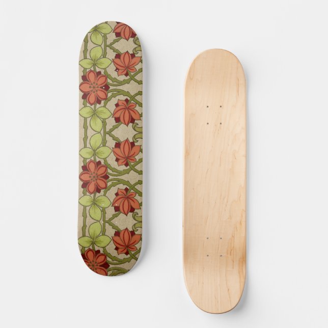Skate Wallpaper Frieze Border Art Nouveau (Frente)