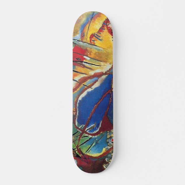 Skate Wassily Kandinsky - Improvisação 30 Arte Abstrata (Frente)