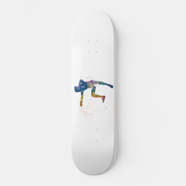 Skate watercolor fencing (Frente)