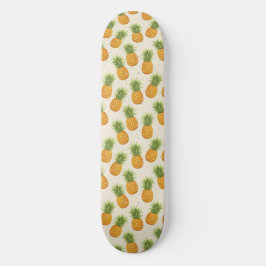 Skate Watercolor Pineapples