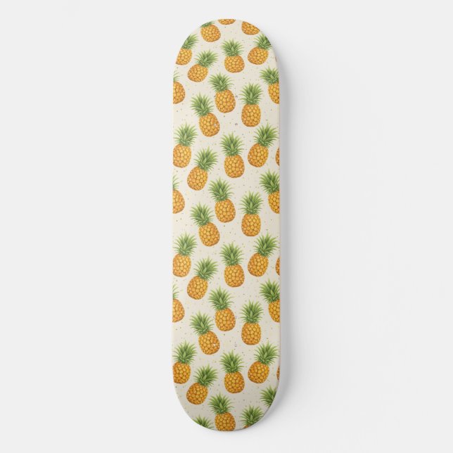 Skate Watercolor Pineapples (Frente)