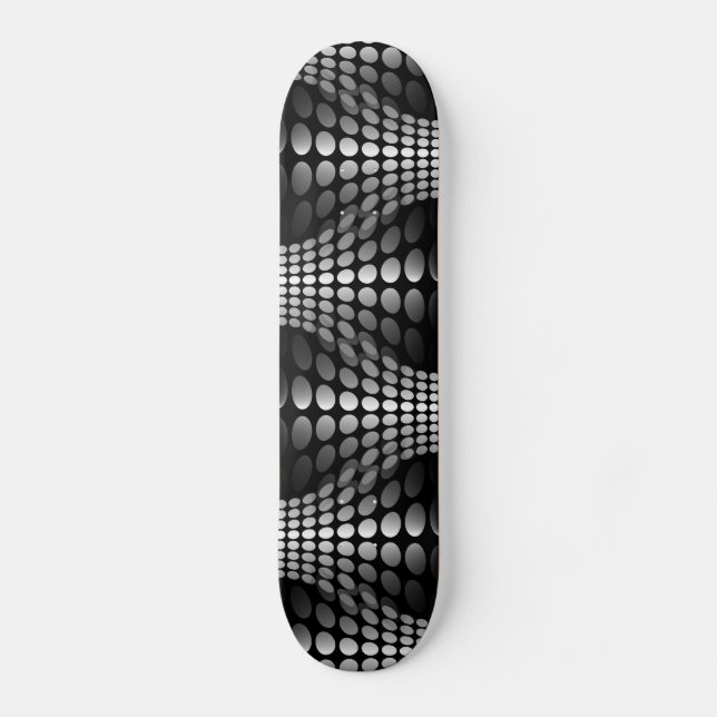 Skate Waves Pontas Papel de parede preto e branco (Frente)