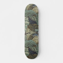 Skate William Morris Acanthus Sage Flor de Salvia Floral