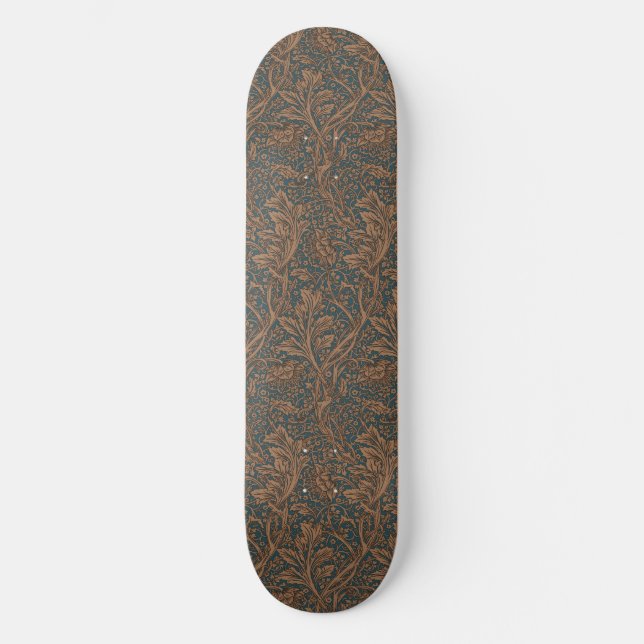 Skate William Morris Arcadia Floral Pattern Classic (Frente)