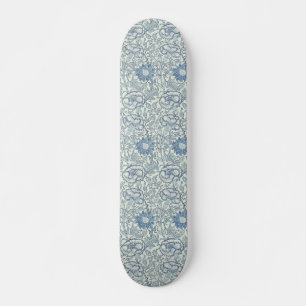 Skate William Morris Belo padrão floral, azul,rosa