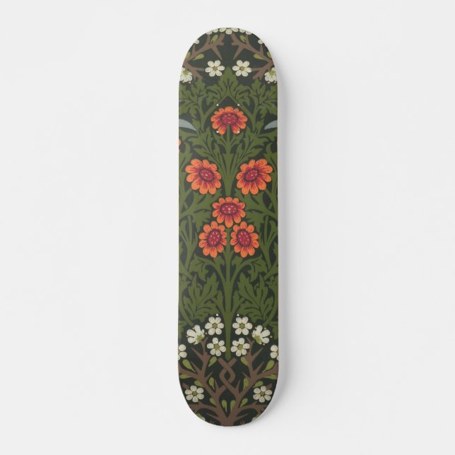 Skate William Morris Blackthorn Garden Flower Classic (Frente)