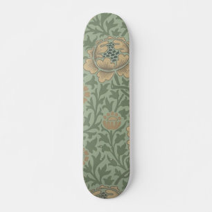 Skate William Morris Grafton Padrão Floral Verde Sálvia