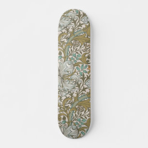 Skate William Morris Ouro Lily Blue Dourado Classic