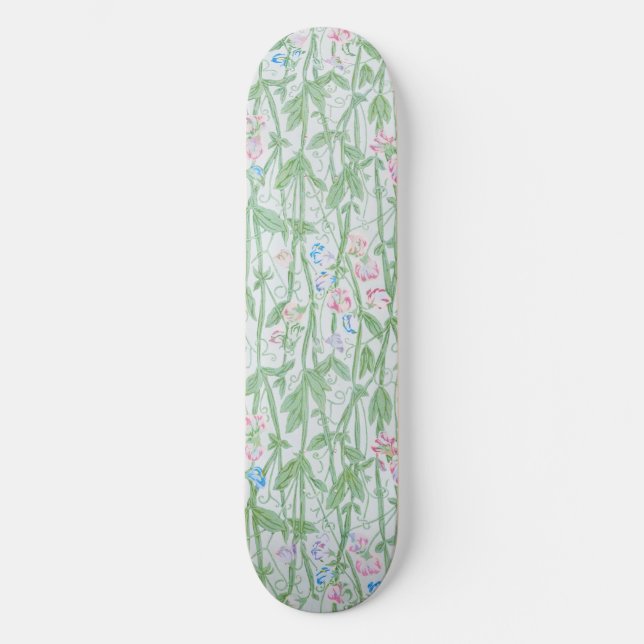 Skate William Morris Sweet Pea Floral Pattern Classic (Frente)