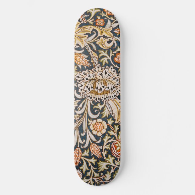 Skate William Morris Trent Garden Flower Pattern Classic (Frente)
