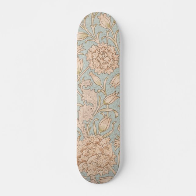 Skate William Morris Wild Tulip Flower Floral Design (Frente)