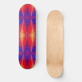 Skate Wing It Neon Layout Abstract Design