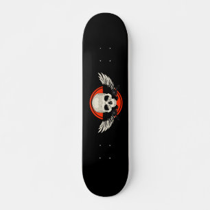 Skate Wing Skull - LARANJA
