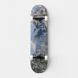 Skate Winter in Yellowstone National Park, Wyoming