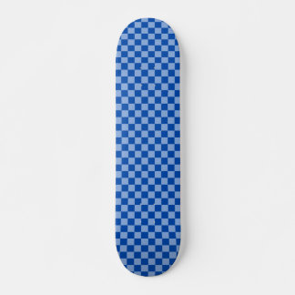 Skate Xadrez Azul Cobalto