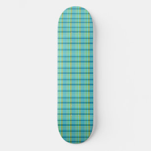 Skate Xadrez azul por Shirley Taylor