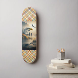 Skate Xadrez da Natureza da Águia Americana