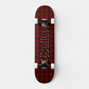 Skate Xadrez Escocês do Clã Wallace Tartan