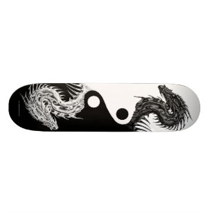 SKATE YING YANG TRIBAL DRAGON
