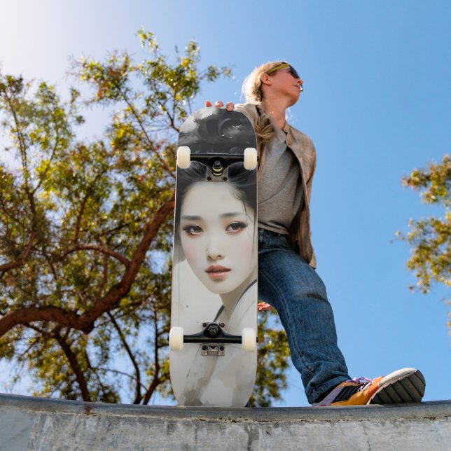 Skate Young Girl Geisha (Ao ar livre 1)