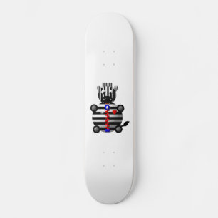 Skate Zebra bonito com Zipper