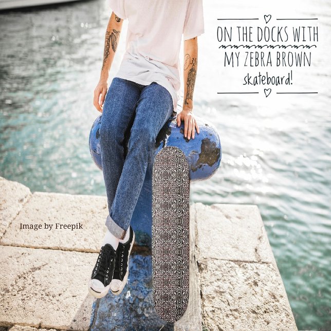 Skate Zebra Brown (Criador carregado)