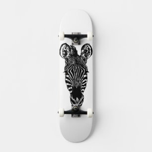Skate Zebra Head